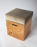 Box Cushion - Pebble