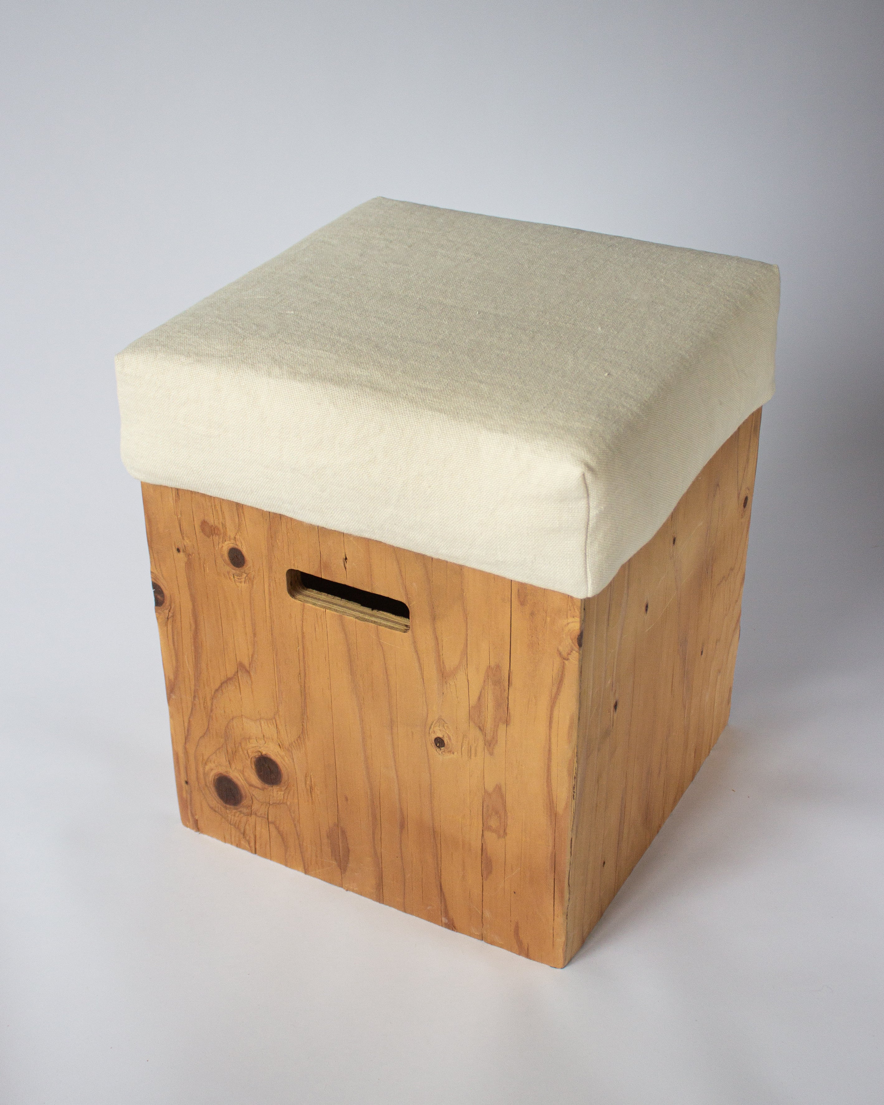 Box Cushion - Salt
